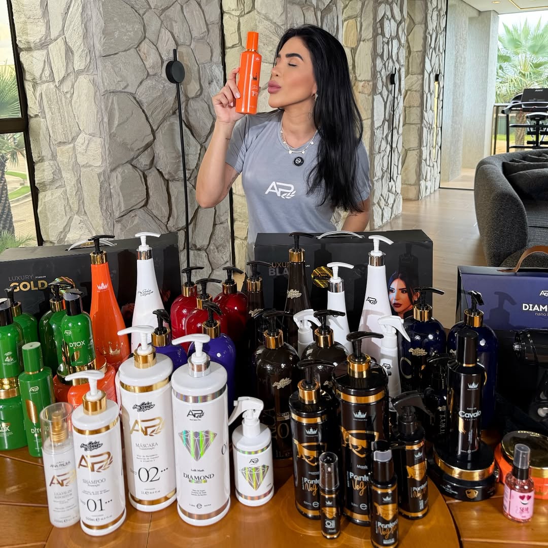 Ana Paula Carvalho Kit Liso Lambido 500ml + 1L | Hair Realignment & Keratin Treatment