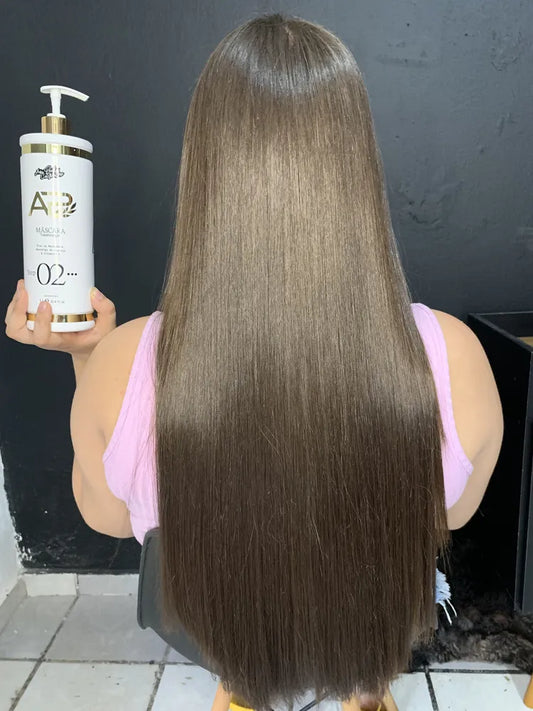 Ana Paula Carvalho Kit Liso Lambido 500ml + 1L | Hair Realignment & Keratin Treatment